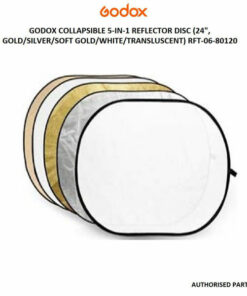 GODOX COLLAPSIBLE 5-IN-1 REFLECTOR DISC ( GOLD/SILVER/SOFT GOLD/WHITE/TRANSLUCENT)