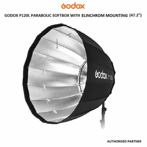 GODOX P120HE 120CM / 47" PARABOLIC SOFT BOX - ELINCHROM MOUNT