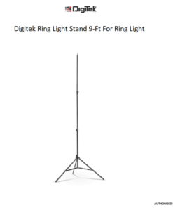 DIGITEK RING LIGHT STAND 9-FT FOR RING LIGHT