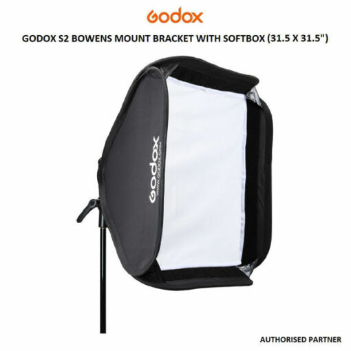 GODOX S2 BOWENS MOUNT BRACKET WITH SOFTBOX (31.5 X 31.5")