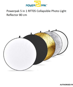 POWERPAK 5 IN 1 RFT05 COLLAPSIBLE PHOTO LIGHT REFLECTOR 80 CM