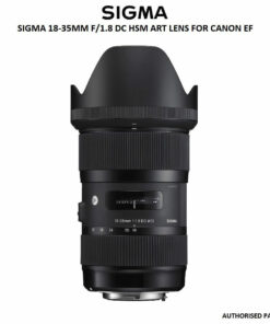 SIGMA 18-35MM F/1.8 DC HSM ART LENS FOR CANON EF