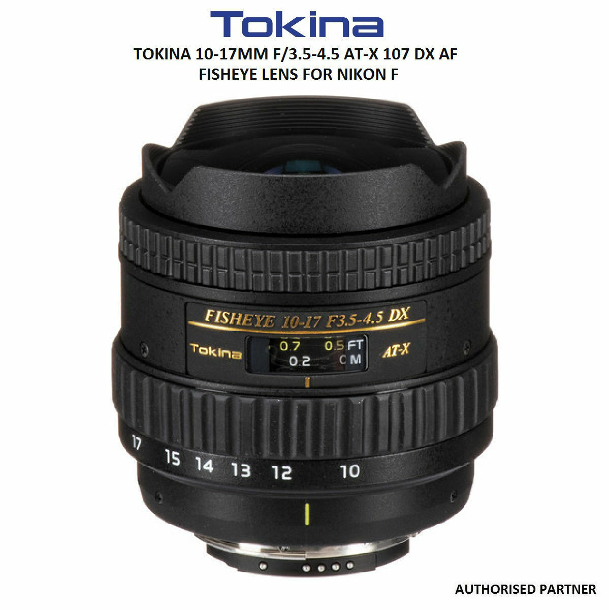 Tokina 魚眼ズームレンズ AT-X 107 DX Fisheye 10-17mm F3.5-4.5 (IF