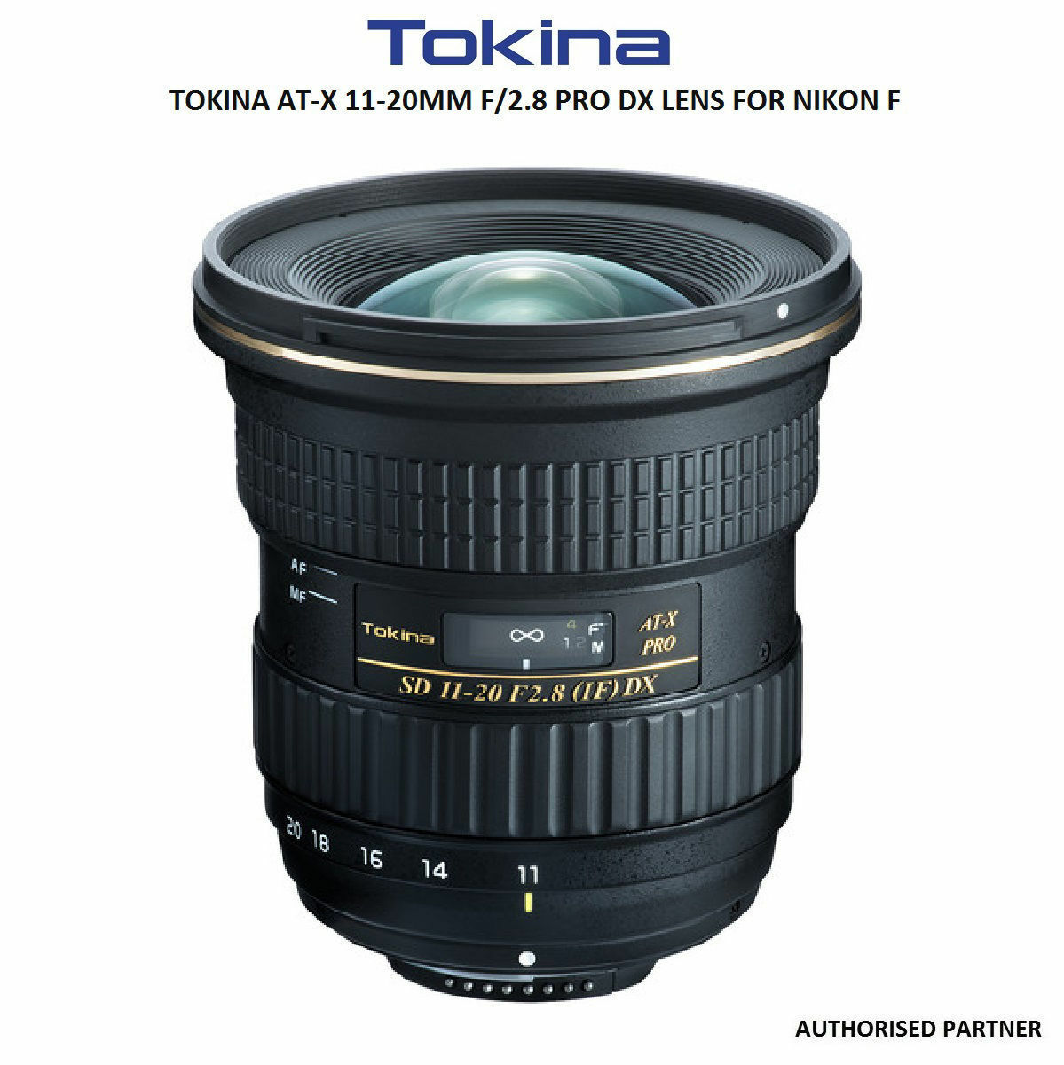 TOKINA AT-X 11-20MM F/2.8 PRO DX LENS FOR NIKON F