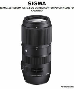 SIGMA 100-400MM F/5-6.3 DG OS HSM CONTEMPORARY LENS FOR CANON EF