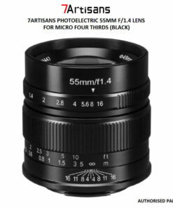 7ARTISANS PHOTOELECTRIC 55MM F/1.4 LENS FOR MICRO FOUR THIRDS (BLACK)