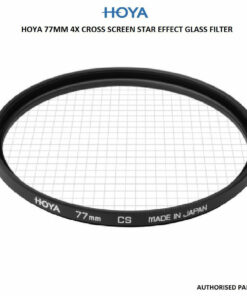 HOYA 77MM 4X CROSS SCREEN STAR EFFECT GLASS FILTER
