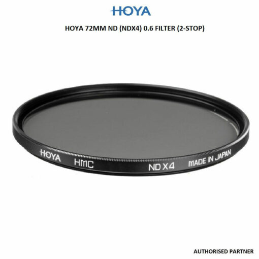 HOYA 72MM ND (NDX4) 0.6 FILTER (2-STOP)
